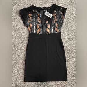 NWT Studded Embellishments Women’s Miss Me Black Mini Dress Size S